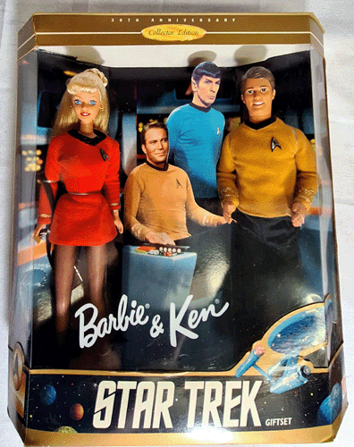 Barbie and Ken Star Trek 30th Anniversary Collector Edition 1996 Gift Set